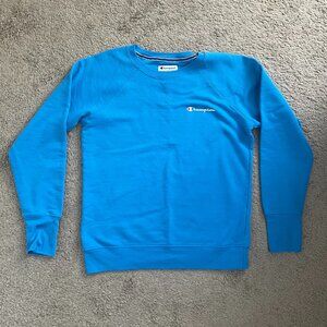 Champion Royal Blue Crewneck Sweatshirt Pullover Size S